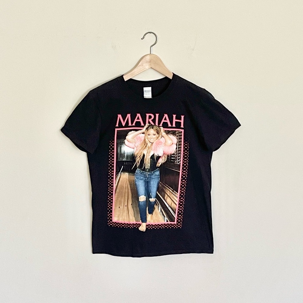 Mariah Carey 2017 All The Hits Tour Graphic Black Concert T Shirt Adult Small
